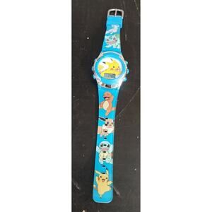 2023 Pokemon Accutime Kids Digital Watch w/ Pikachu & Ash Works W